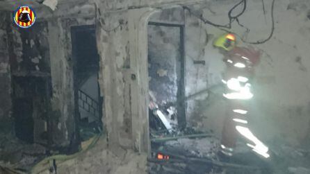 Incendio de una vivienda en Xirivella