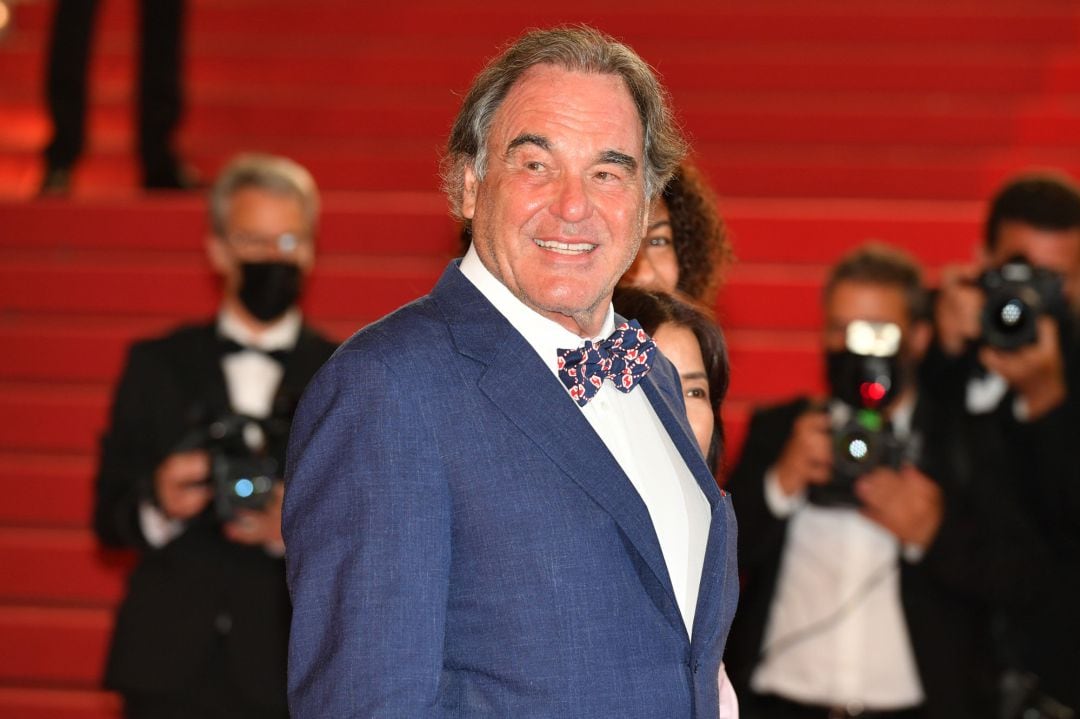 CANNES, FRANCE - JULY 10: Director Oliver Stone attends the &quot;Flag Day&quot; screening during the 74th annual Cannes Film Festival on July 10, 2021 in Cannes, France