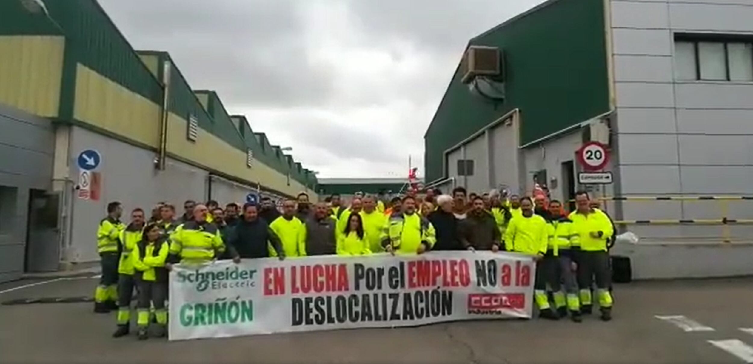 Trabajadores de la empresas Schneider Electric Griñón.