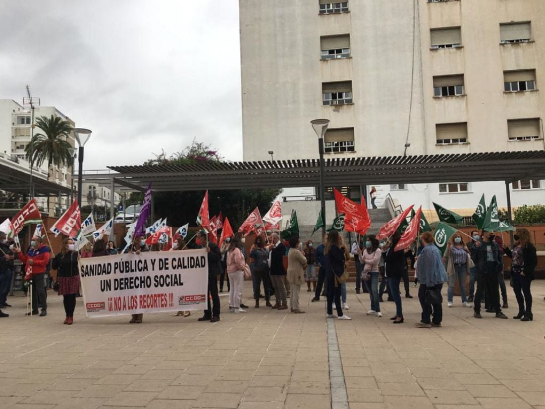 Un momento de la concentración.
