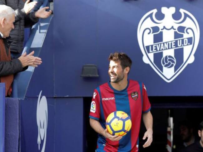 Coke Andújar, en su presentación con el Levante