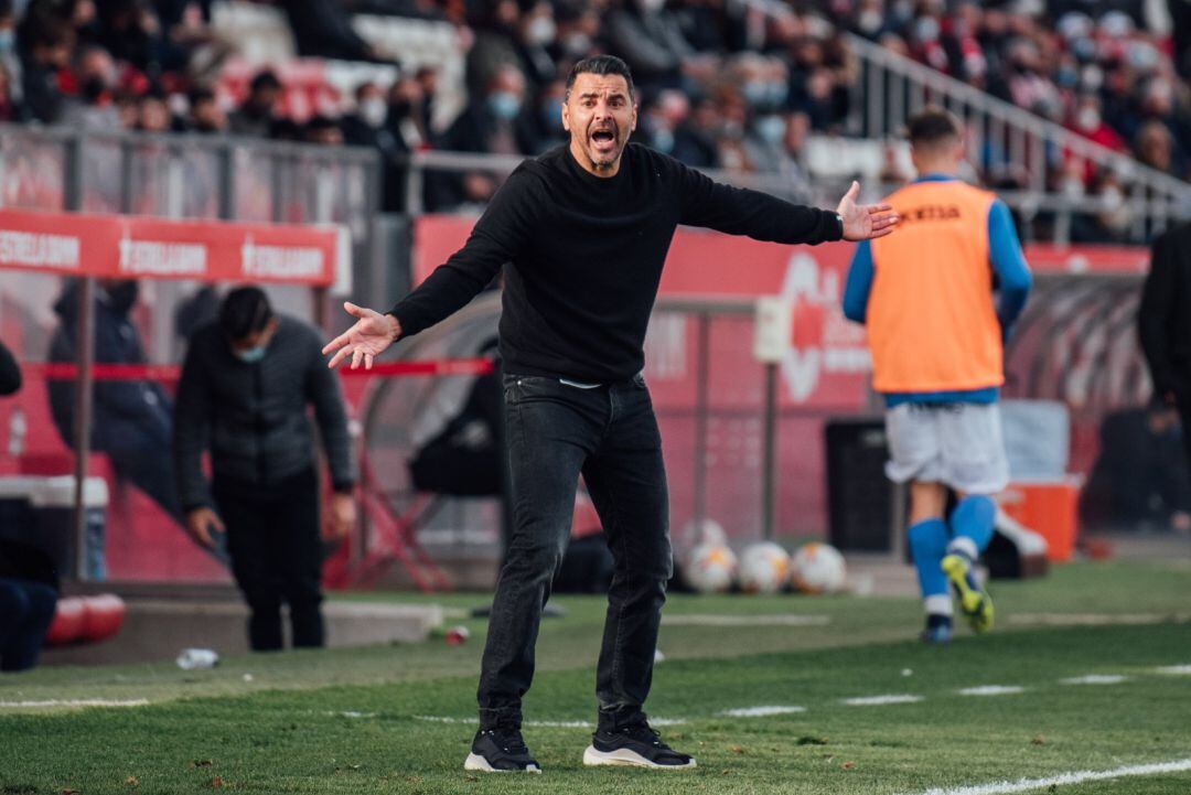 Míchel Sánchez, entrenador del Girona FC