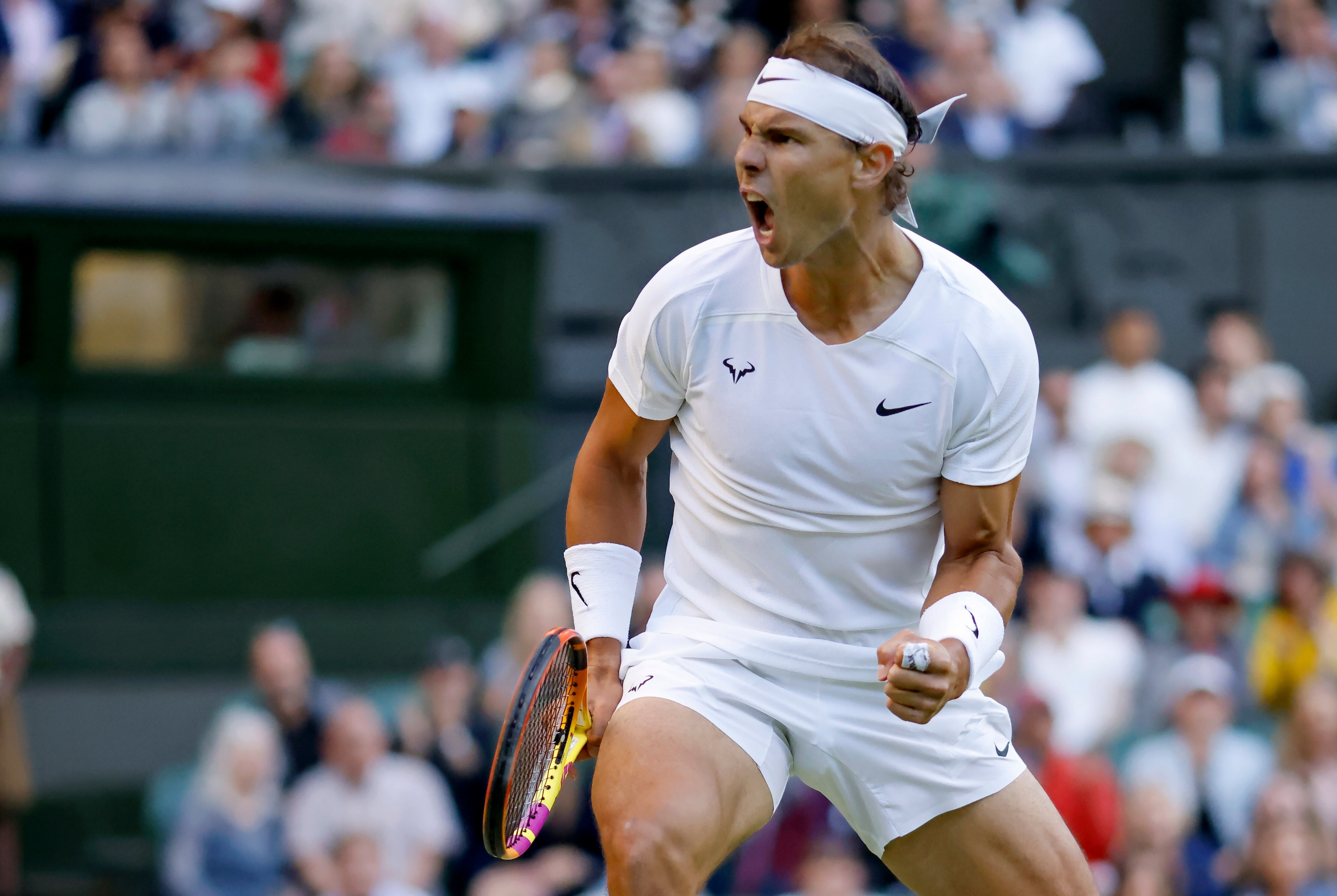 Rafa Nadal juega hoy contra Taylor Fritz en los cuartos de final de Wimbledon EFE/EPA/TOLGA AKMEN EDITORIAL USE ONLY