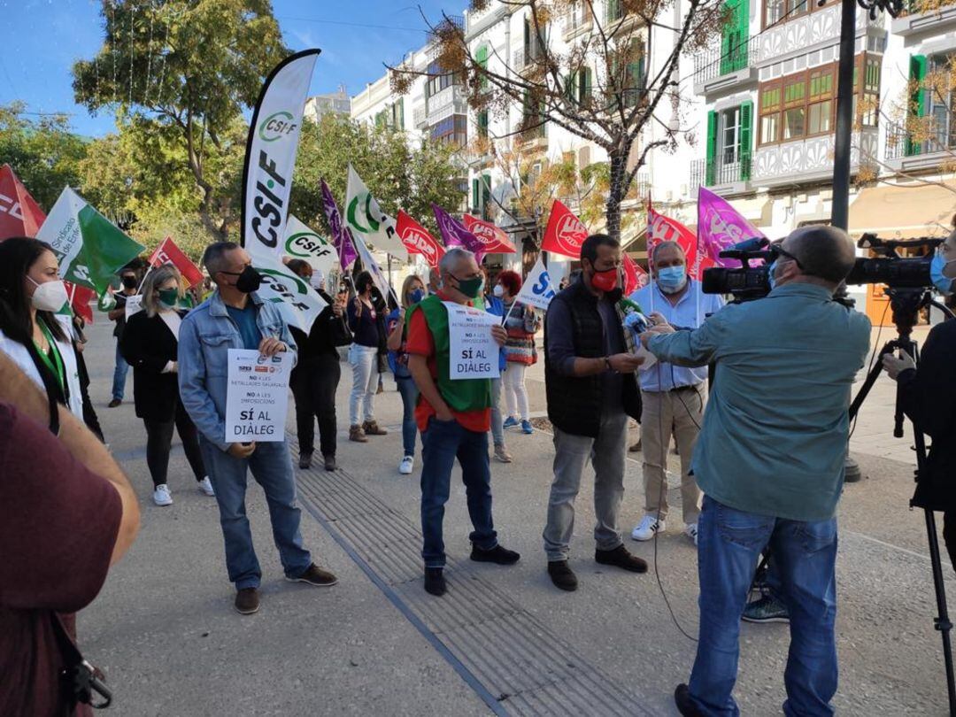 Imagen de archivo de una concentración