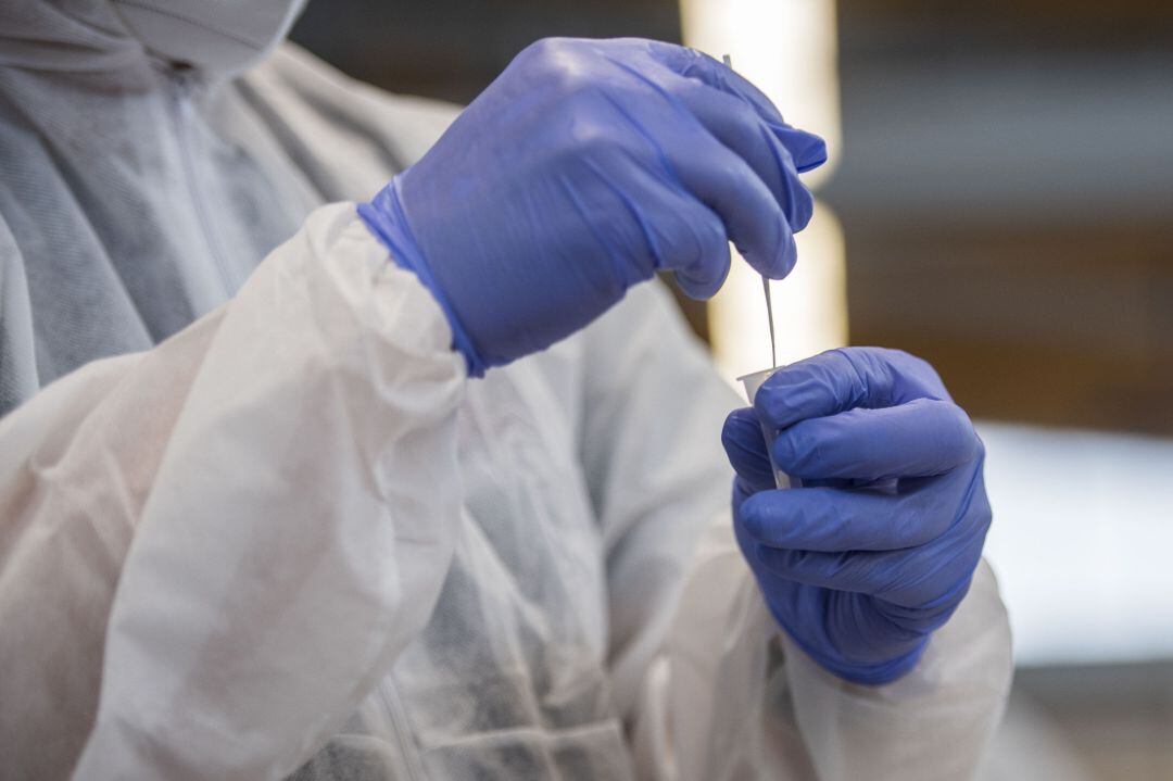 Imagen de archivo de un test de coronavirus