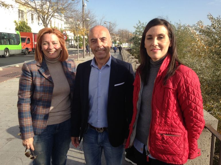 Inmaculada Durán, Antonio Hurtado y Teresa Romero