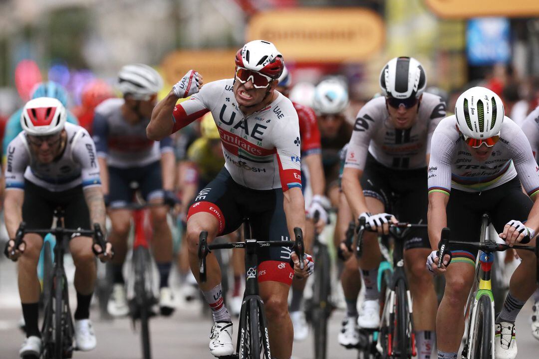 Alexander Kristoff venció al sprint en la meta de Niza.