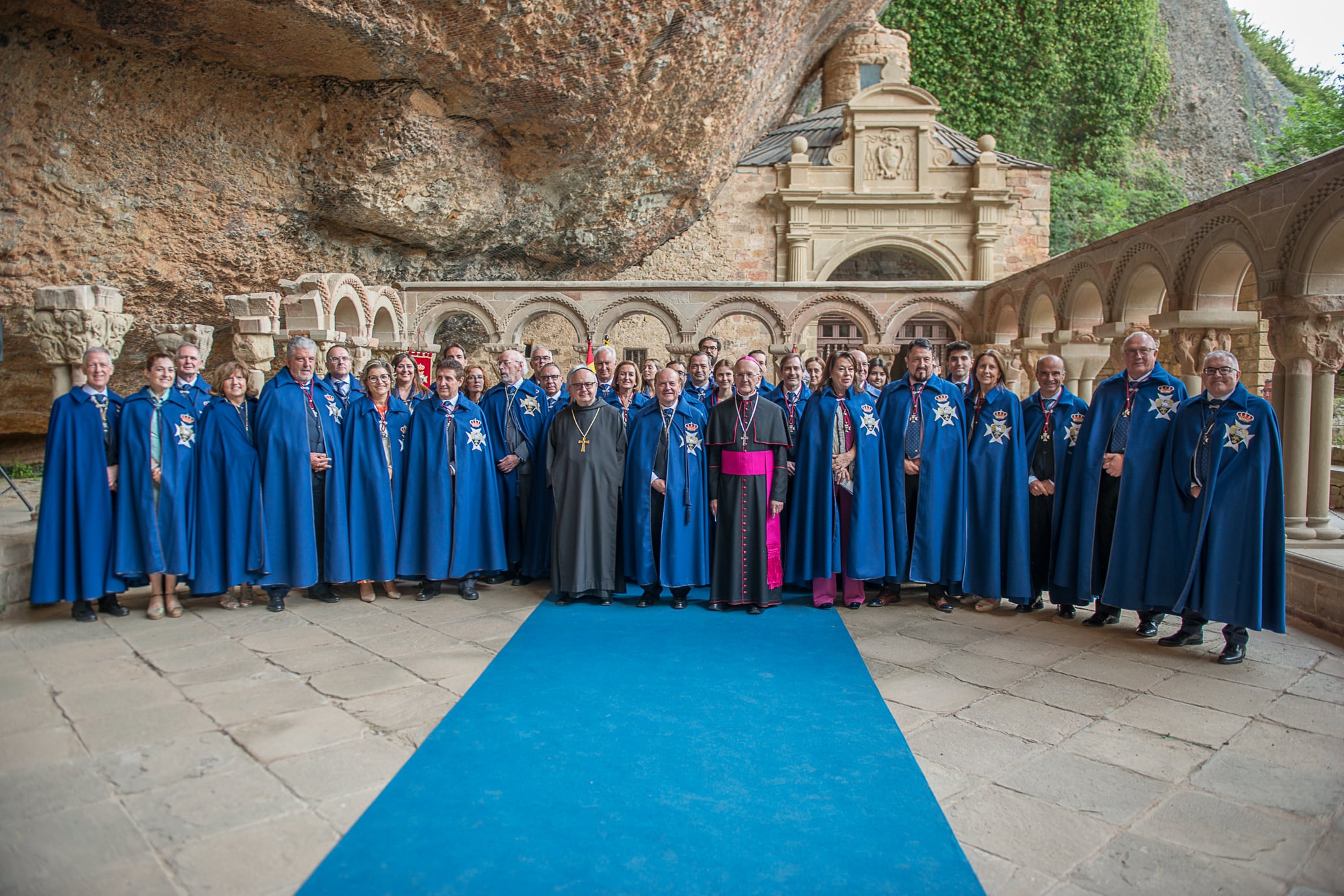 San Juan de la Peña celebró el homenaje a los Reyes de Aragón y Pamplona