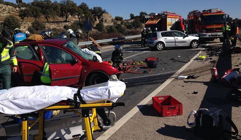 Imagen de un accidente de tráfico