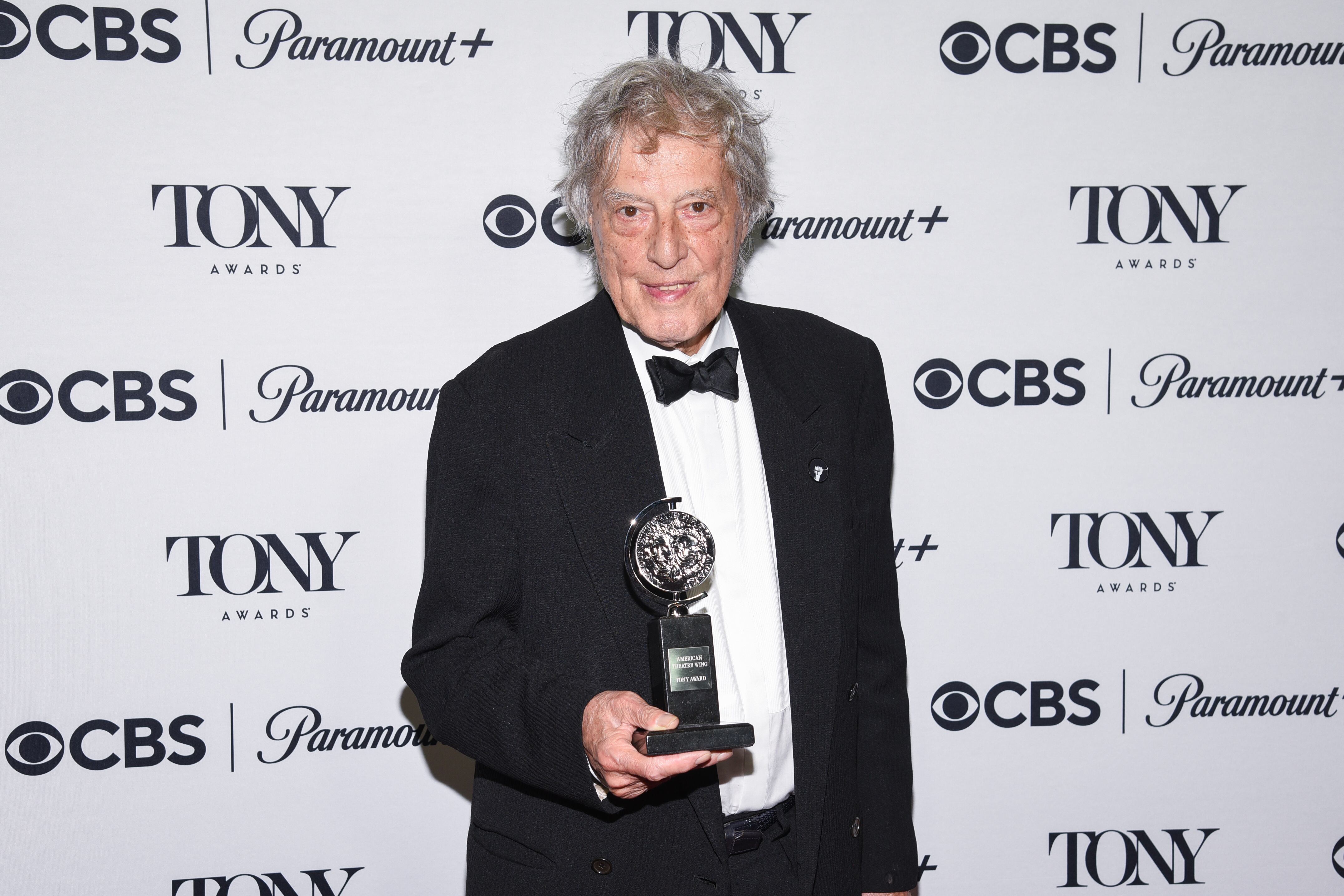 El dramaturgo Tom Stoppard, durante la 76ª edición de los Premios Tony.