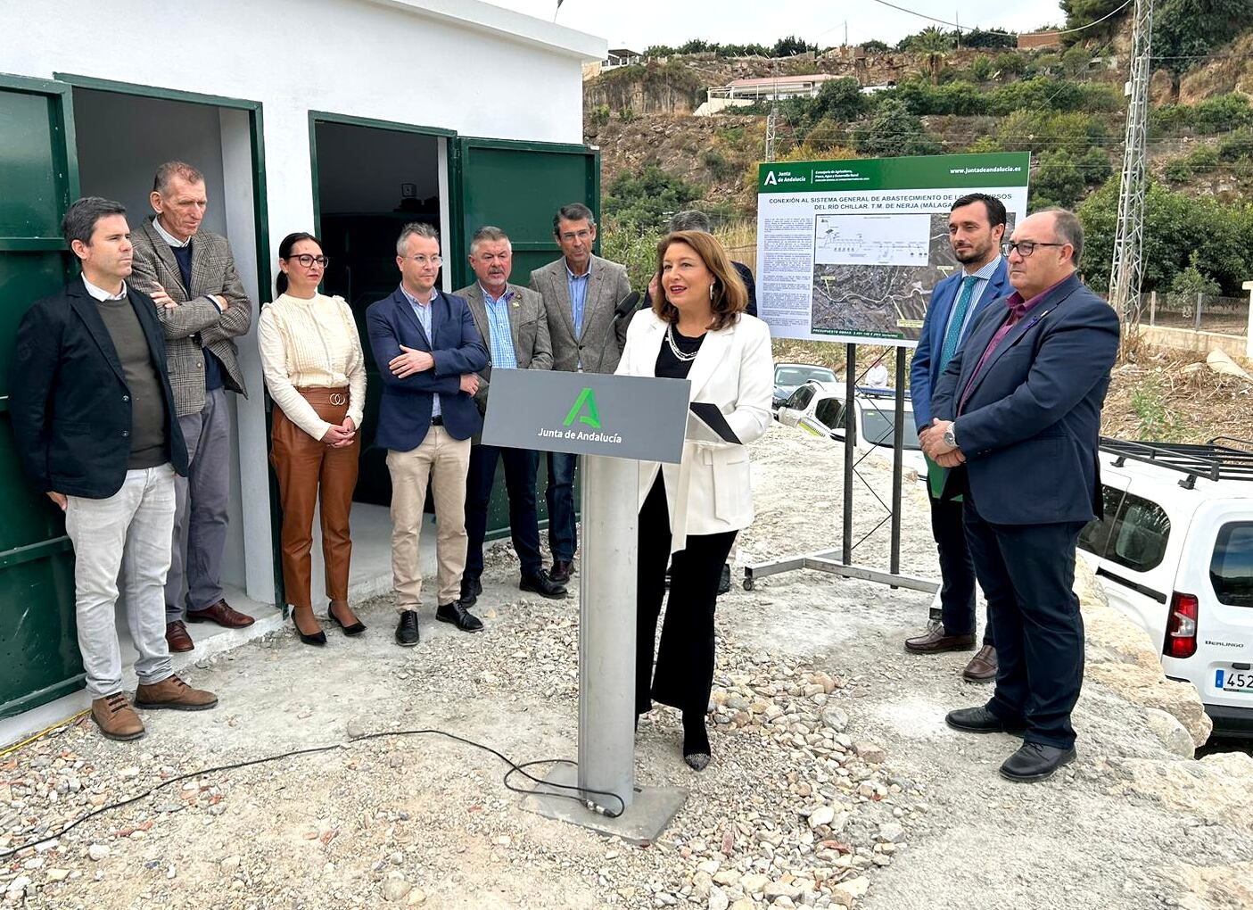Acto de puesta en marcha de sondeos