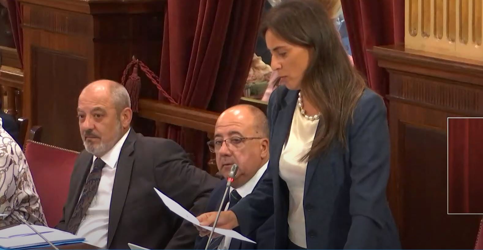 Rodríguez, Cardon i Ribas, al Parlament