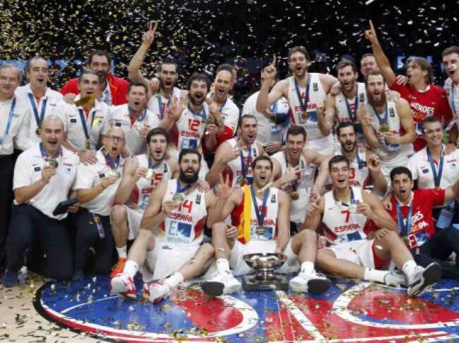 España, con su medalla de oro en el Eurobasket 2015.