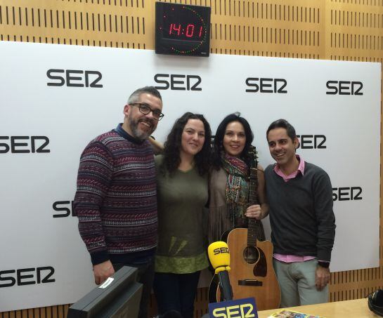 Paco Sánchez, Maica Sánchez, Susana Re y Ángel Cruz.