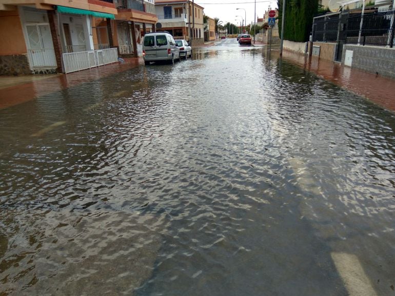 Consecuencias de las lluvias en Santa Pola