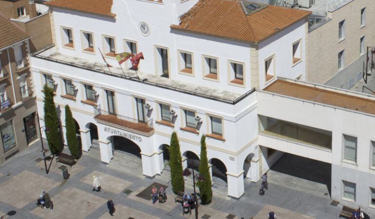 Imagen aérea del Ayuntamiento de San Sebastián de los reyes