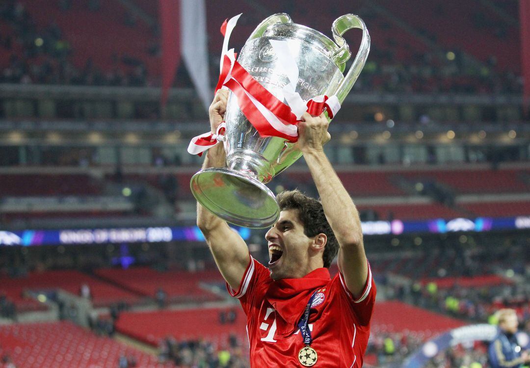 Javi Martínez, campeón de la Champions League con el Bayern de Múnic