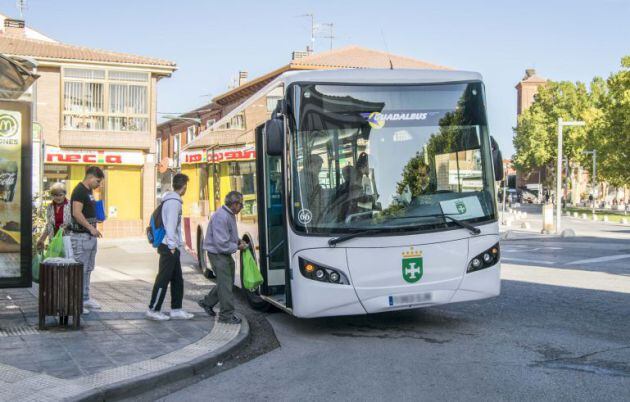 Autobús en Marchamalo