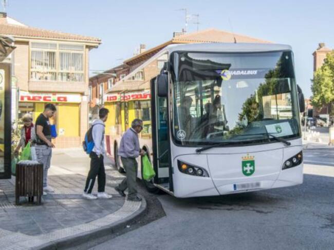 Autobús en Marchamalo