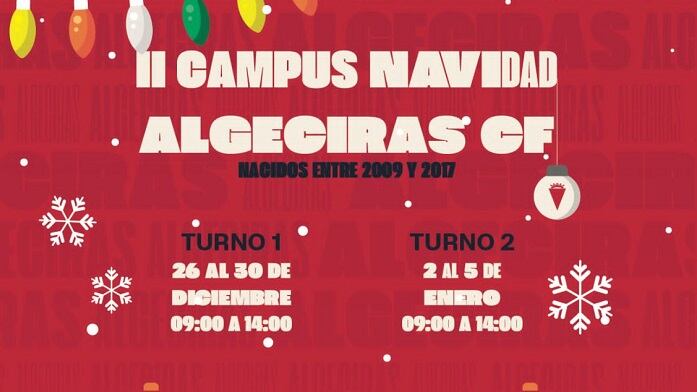 Cartel del campus de Navidad