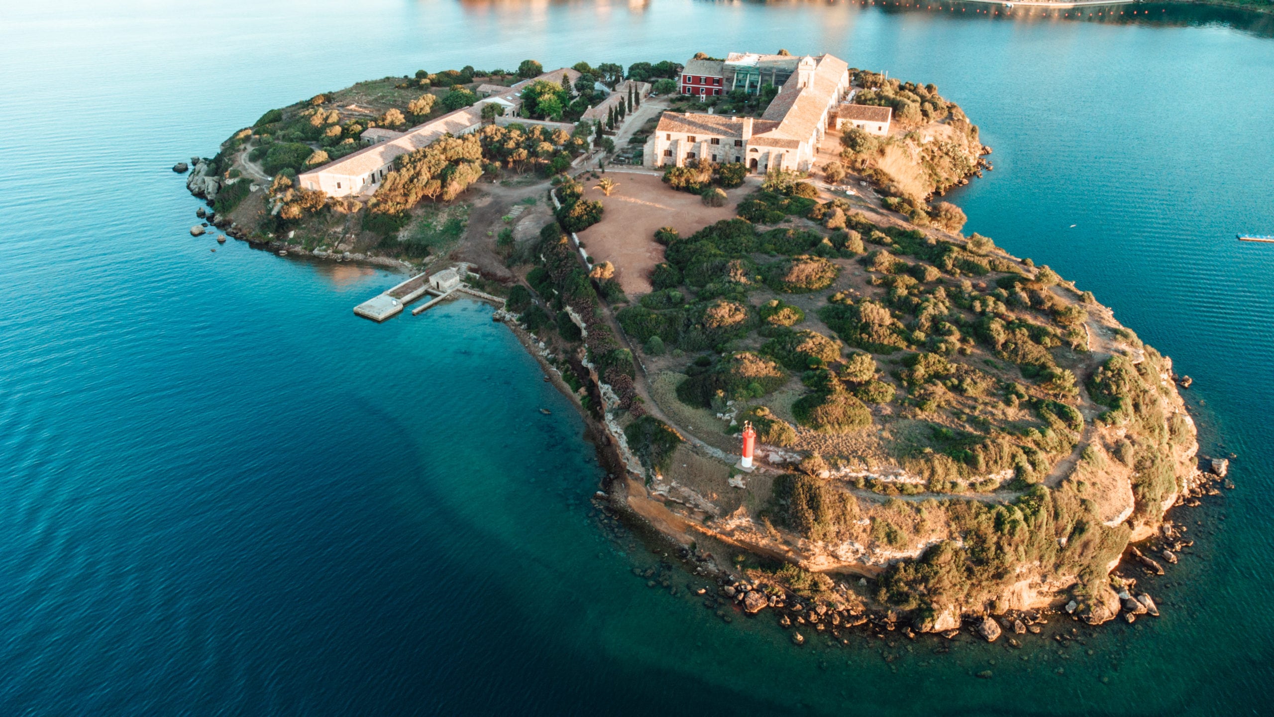 Vista aèria de l&#039;illa del Rei