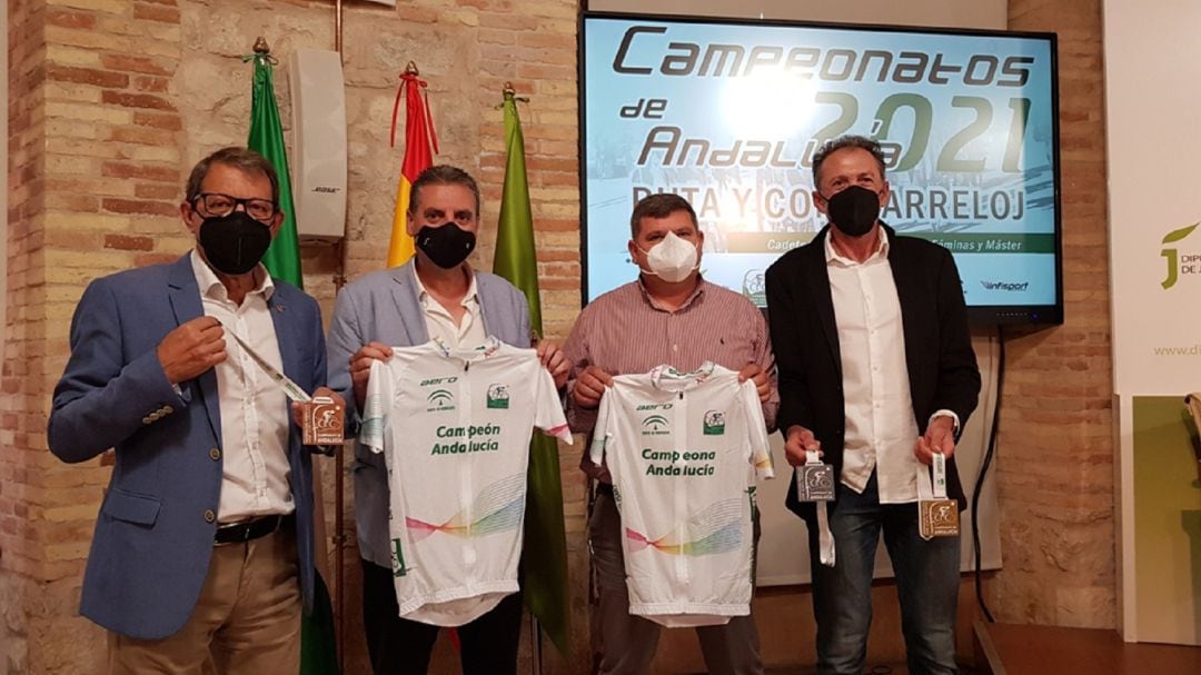 Momento de la presentación del Campeonato de Andalucía de Ciclismo