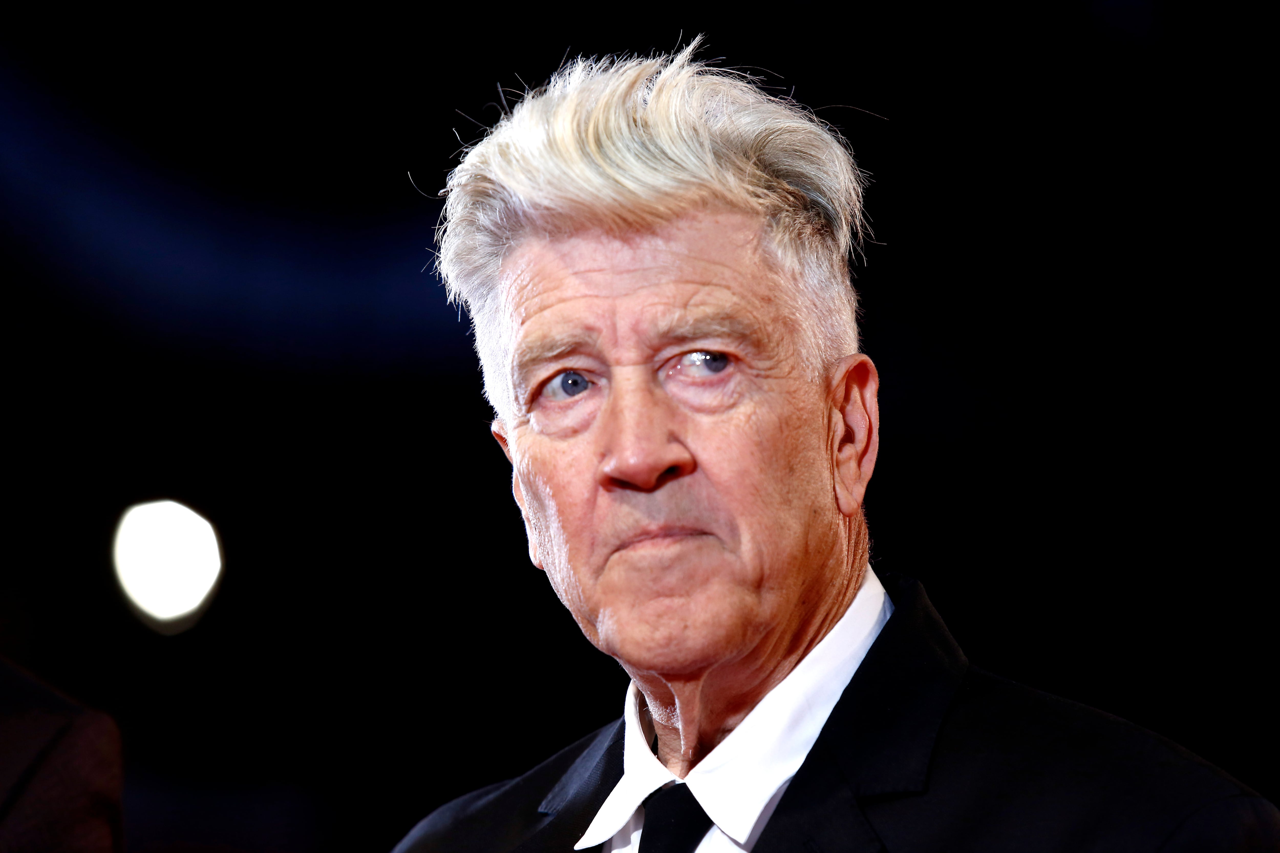 David Lynch en el Roma Film Fest en 2017.