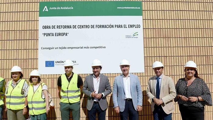 Un momento de la visita