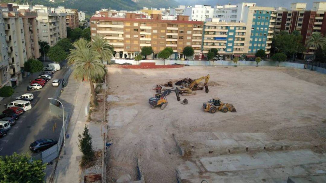 Solar del viejo hospital de Gandia