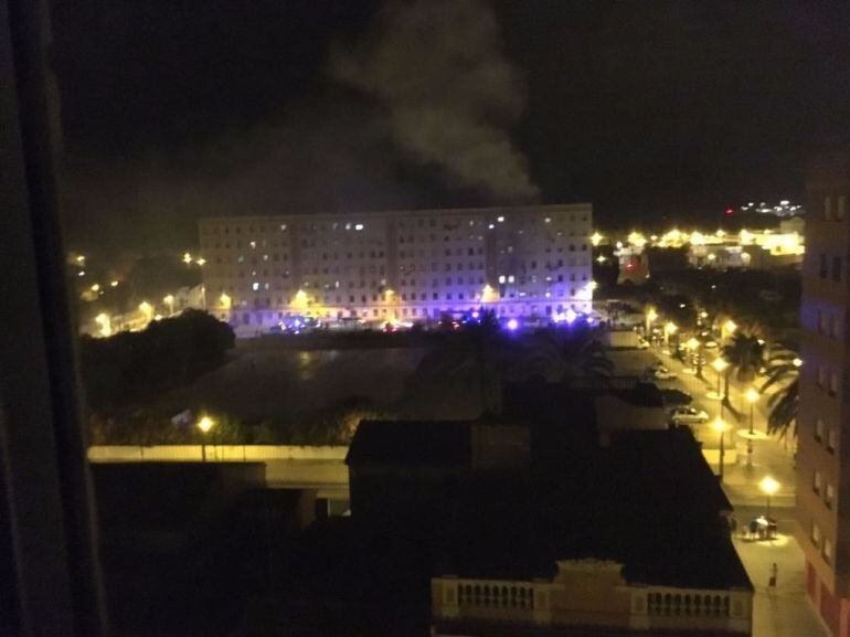 Incendio del pasado viernes por la noche