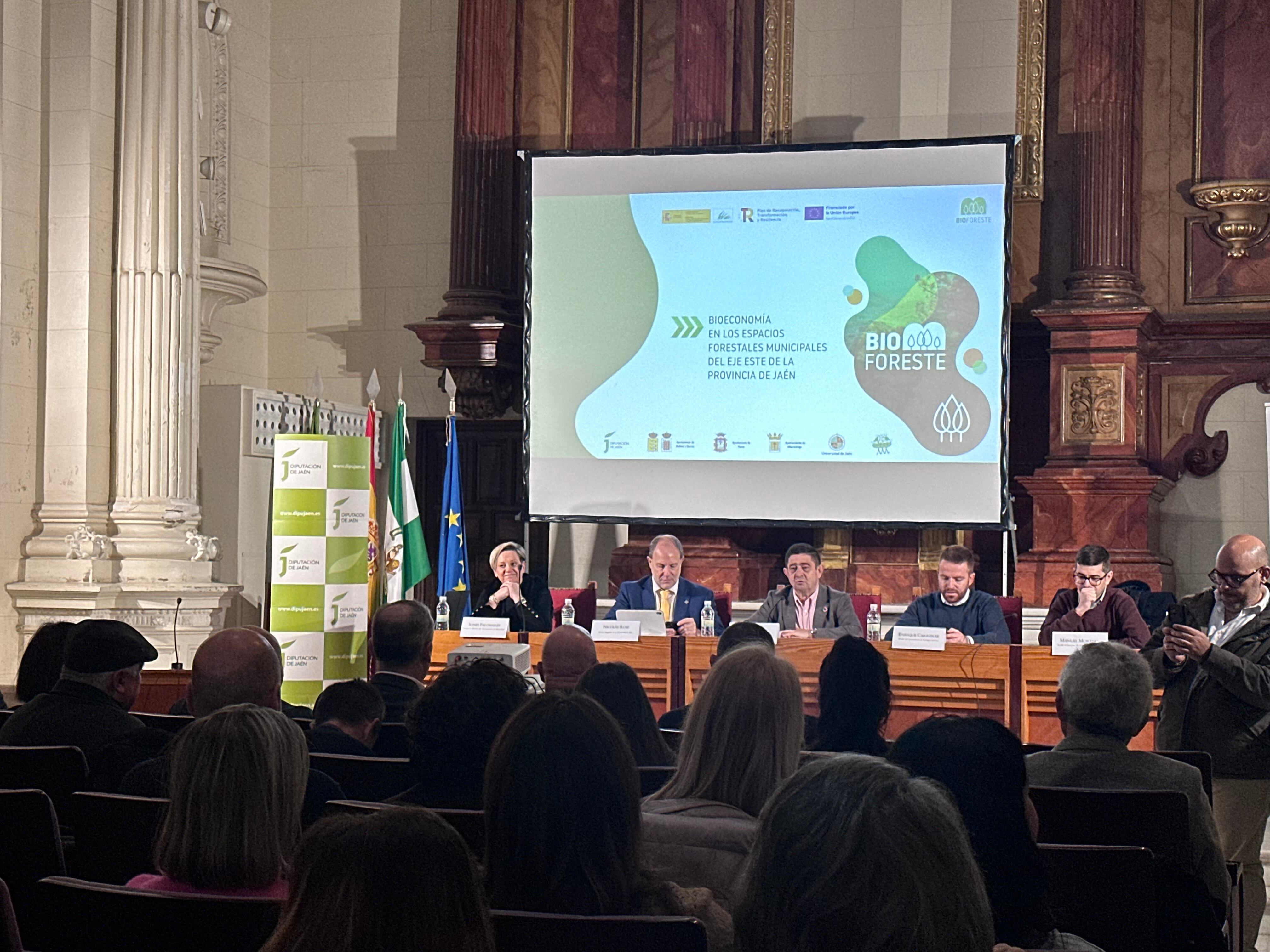 La Diputación de Jaén valora positivamente los resultados del proyecto Bioforeste en montes públicos