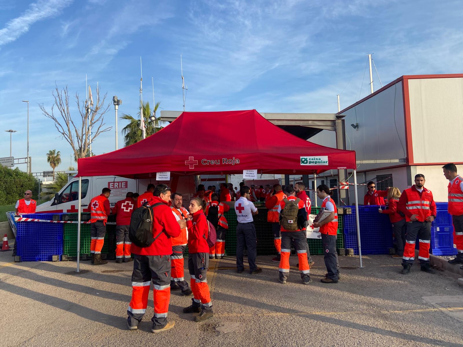 Centro Coordinación Operación Dana Cruz Roja Valencia