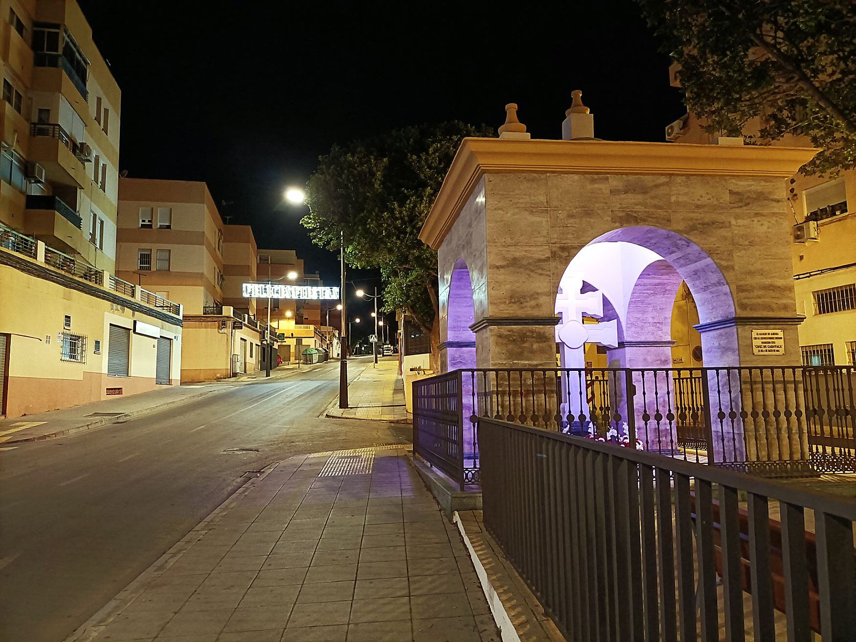 El barrio de la Cruz de Caravaca&#039; brilla con todo su esplendor.