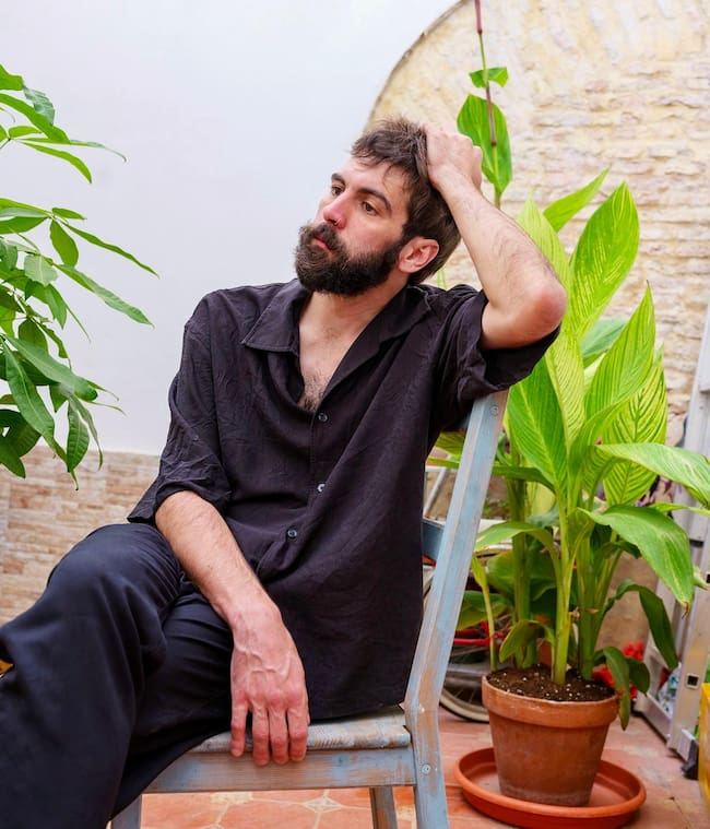 Bronquio en el patio de una casa andaluza