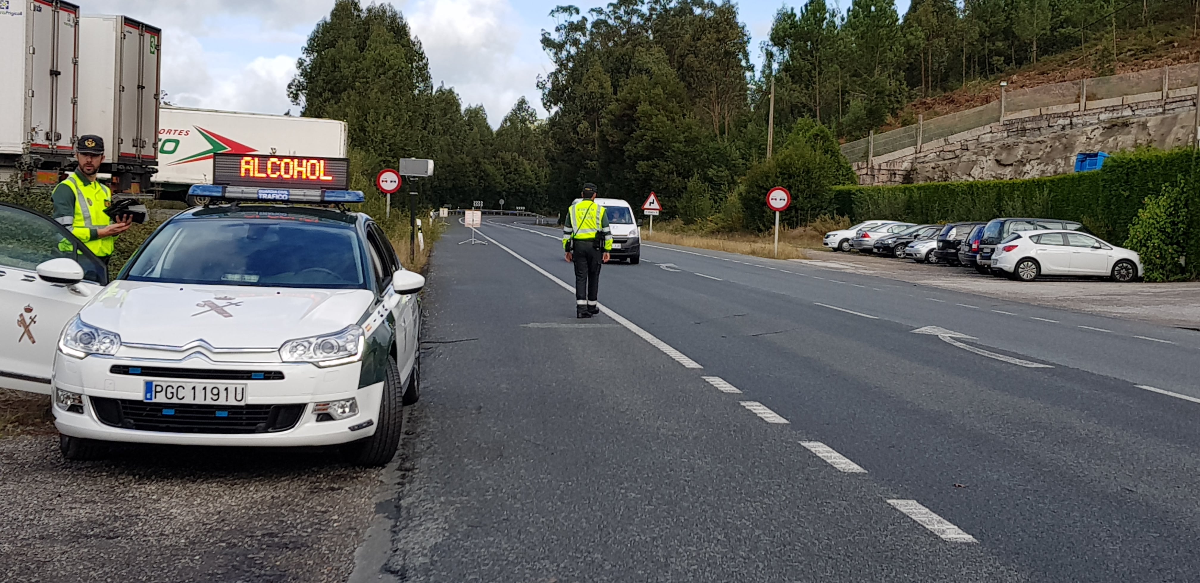 Foto de recurso de un control de la DGT