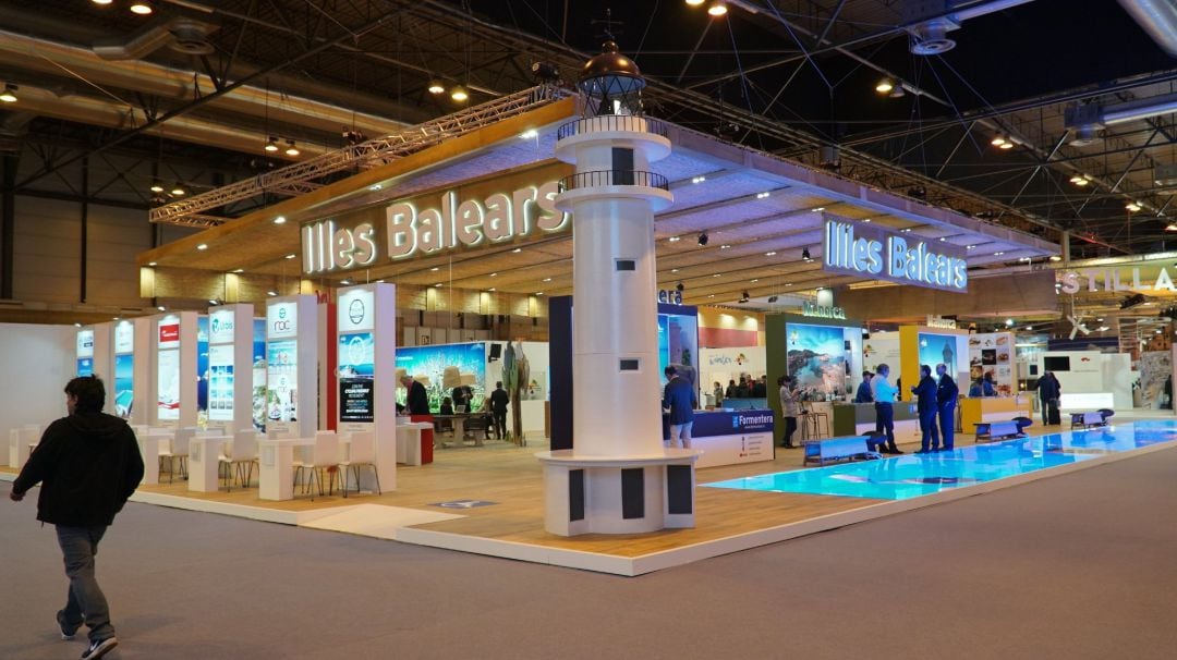 El &#039;stand&#039; de Baleares en una edición pasada de Fitur