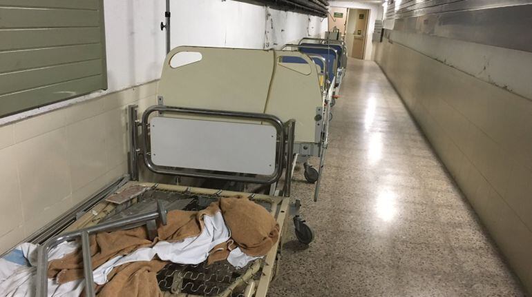 Imagen de uno de los pasillos del Hospital Joan XXIII en Tarragona.