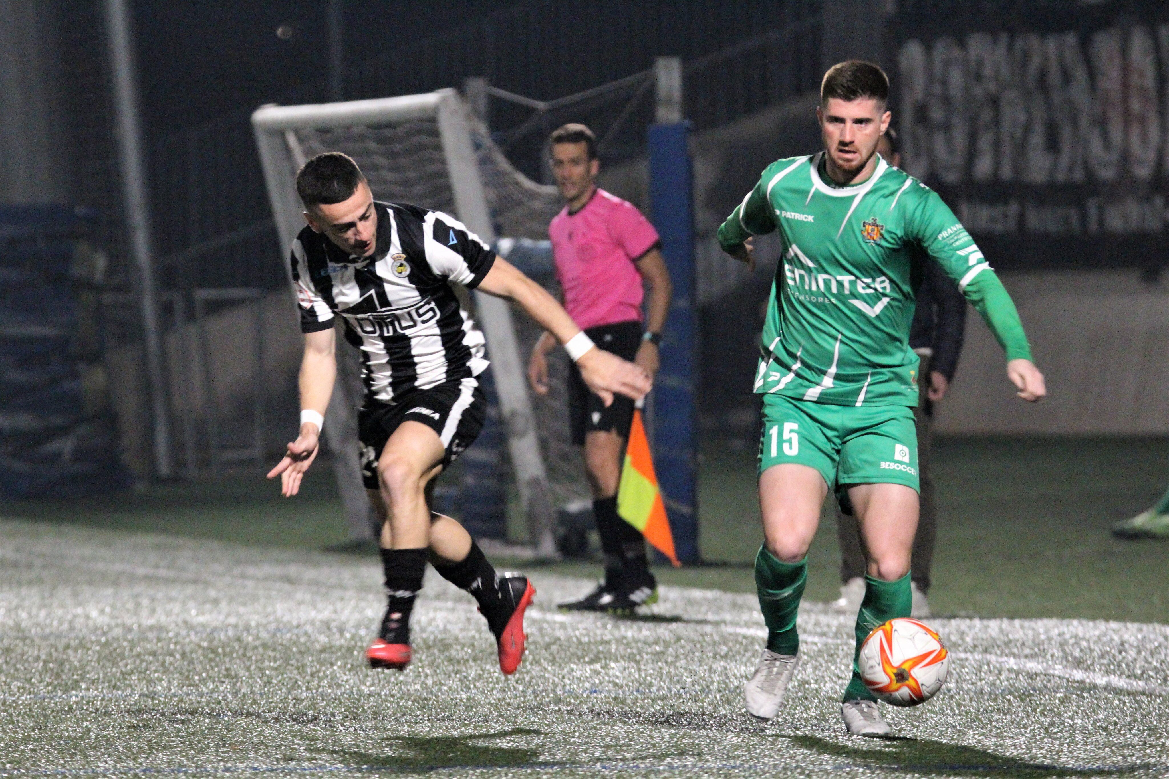 Un momento del partido