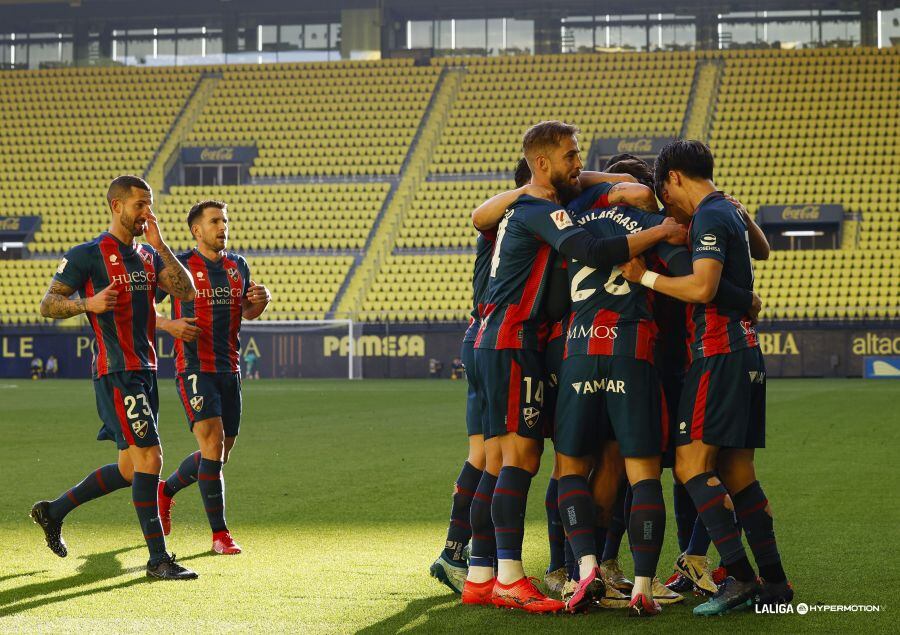 El Huesca no supo mantener la ventaja que consiguió en el inicio del partido