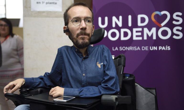 El secretario de Organización de Podemos, Pablo Echenique.