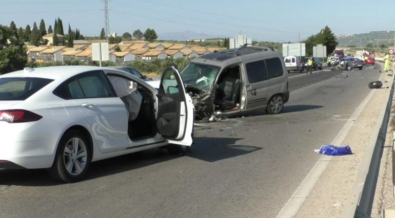 Vehiculos implicados en el accidente