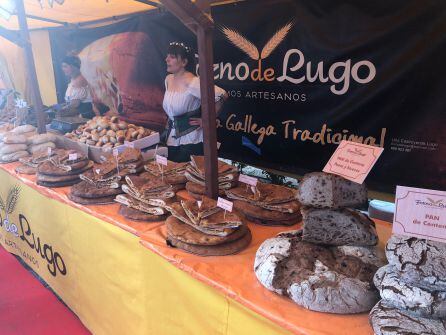 Uno de los puestos del mercado