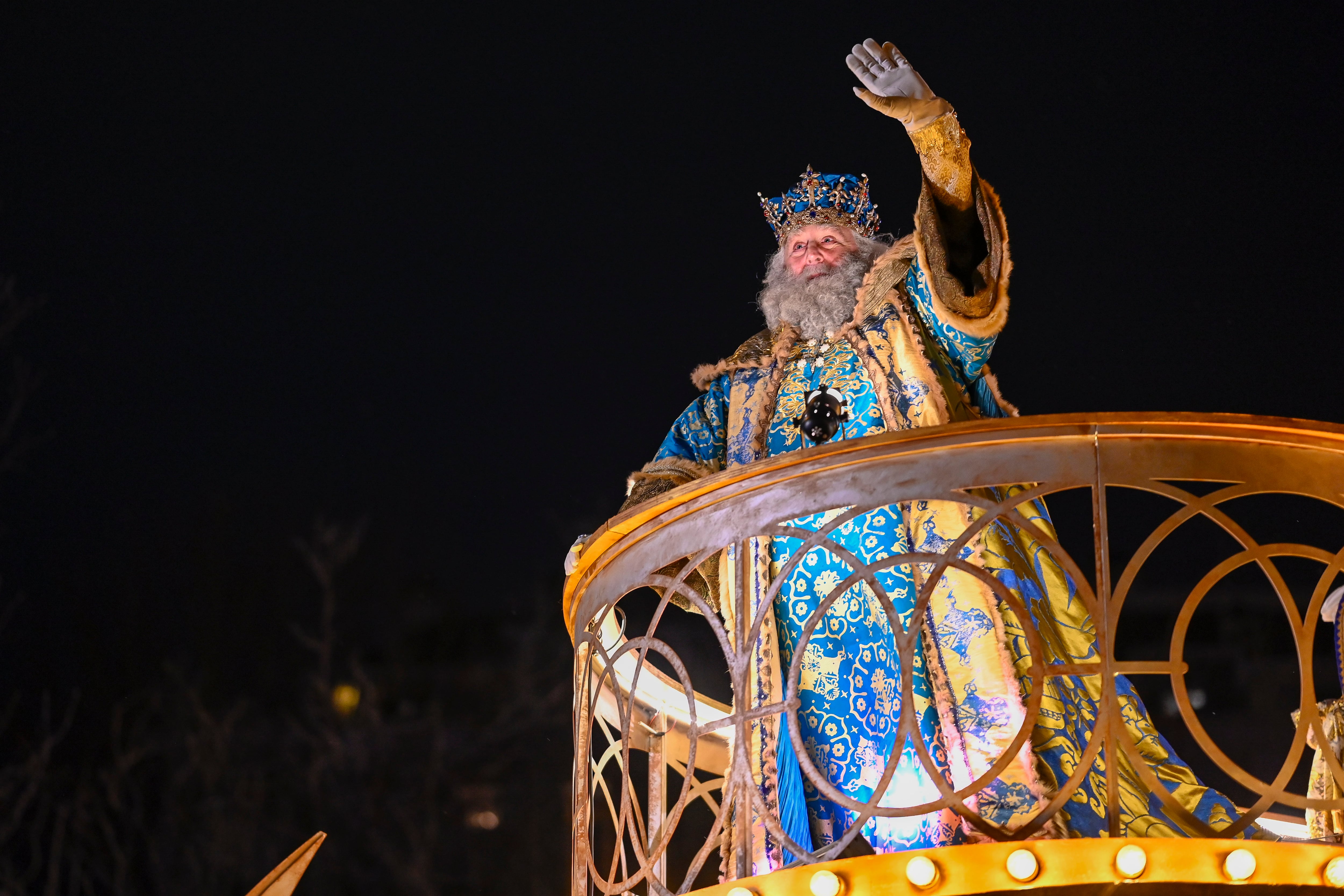 Tradicional cabalgata de los Reyes Magos en Madrid.