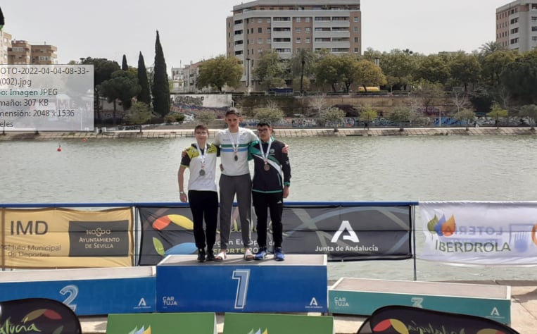 El conquense David Olivares, subcampeón de España cadete C1 de piragüismo