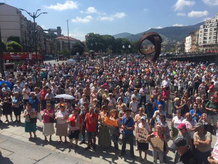 Instantánea de la concentración de este lunes