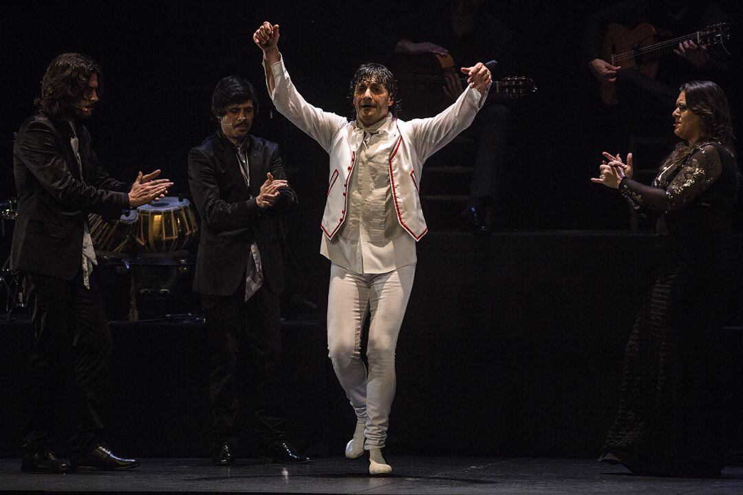 Joaquín Grilo durante una actuación del Festival de Jerez