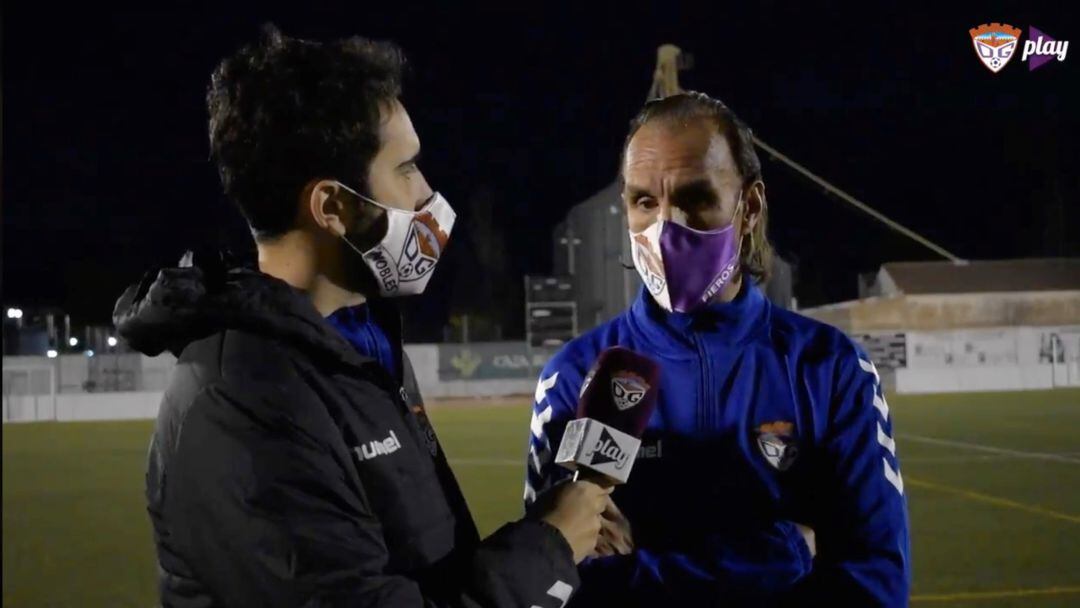 El entrenador del Dépor analiza el empate a 3 en Madridejos.