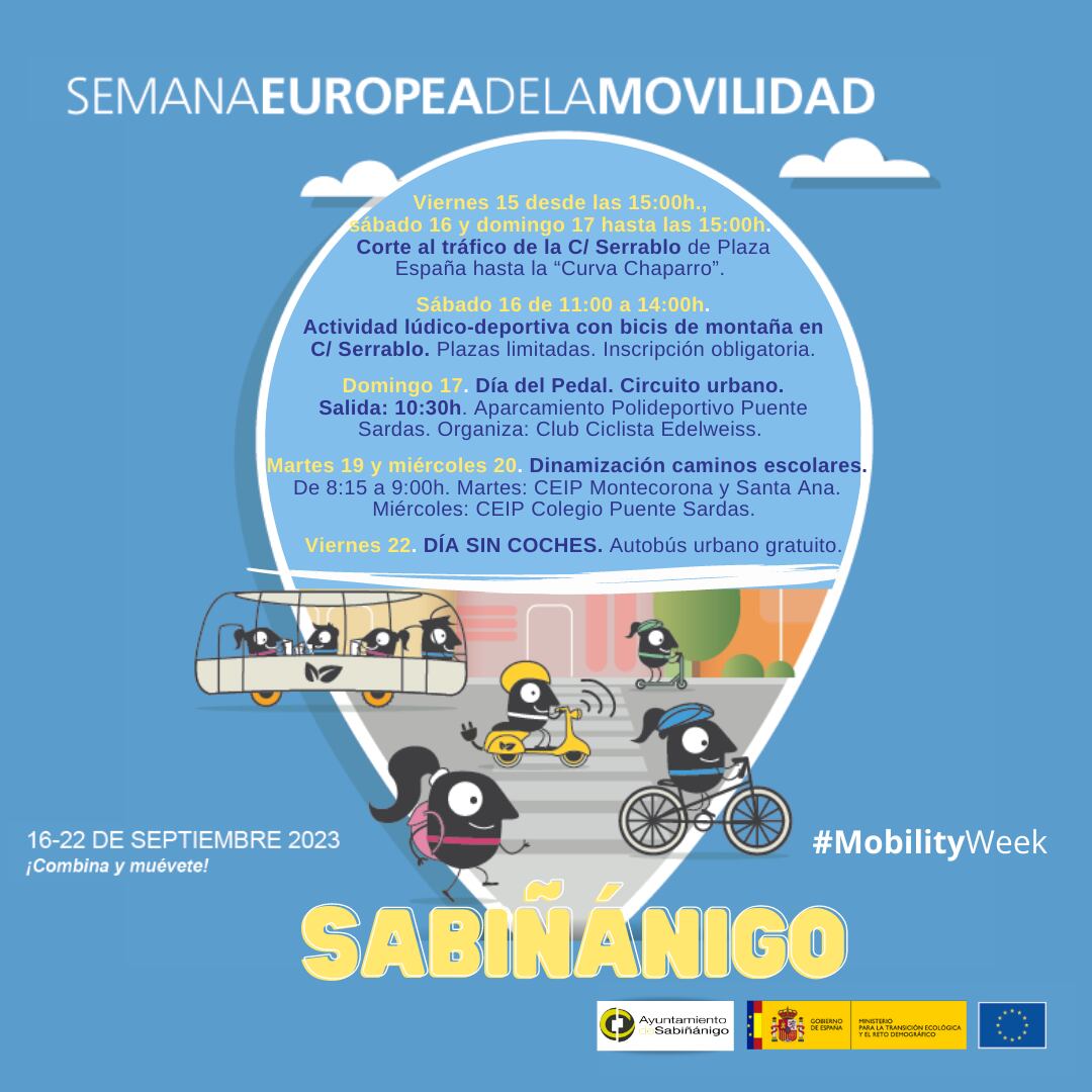 Actividades de la Semana de la Movilidad de Sabiñánigo