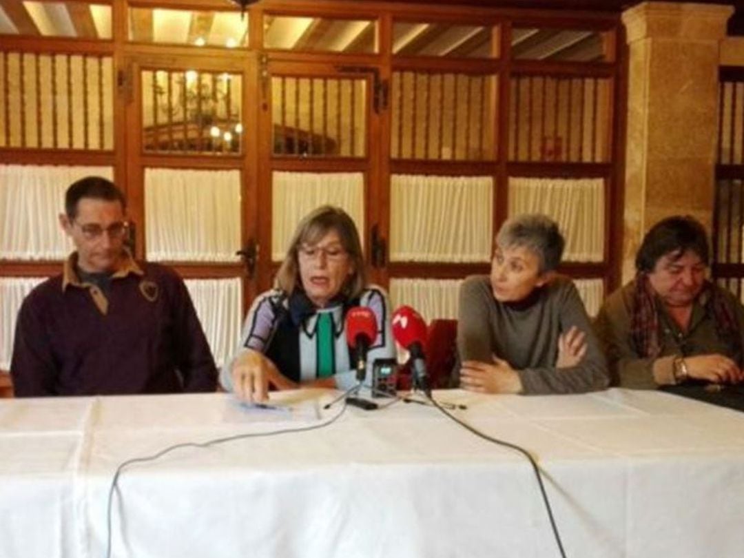 Rueda de prensa de la asociación Amigos de Baltasar Lobo en Febrero de 2017