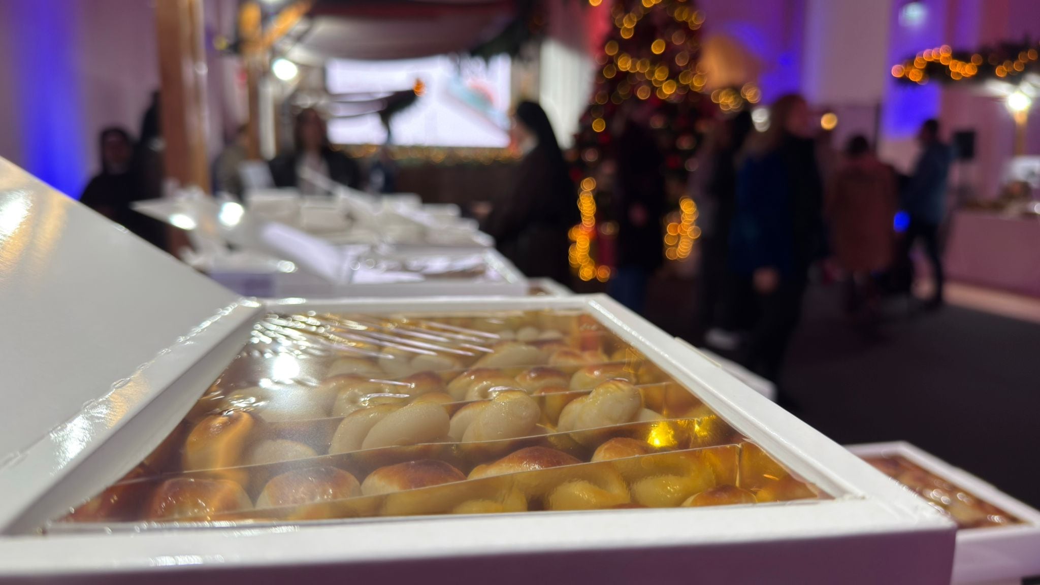 Detalle de uno de los dulces que se pueden adquirir en la feria del dulce conventual de Toledo